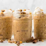 HERO photo of pumpkin overnight oats in mason jars